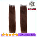 Brazilian Human Virgin Ring Hair Extensions Brwon Color 20inch 100g Weght Remy Hair